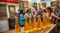 cultural exhibitions and olive oil tastings