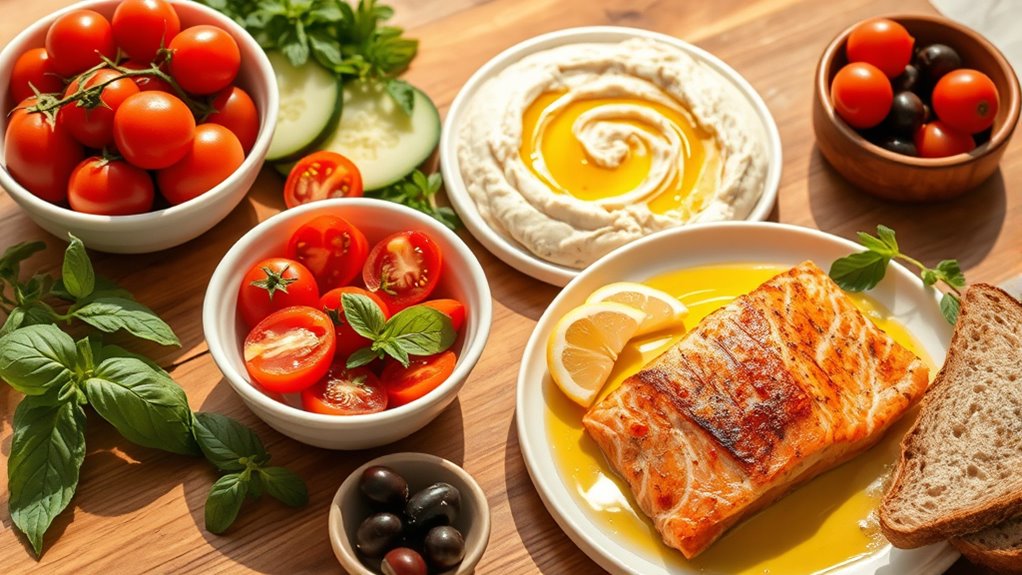 healthy fats and seafood