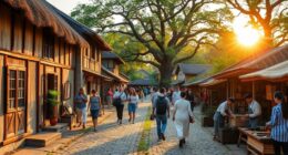 heritage villages promote history