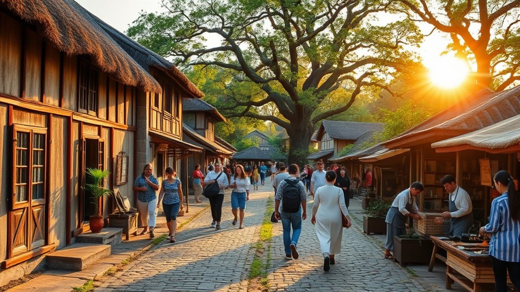 heritage villages promote history