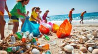 organize and participate in cleanups