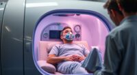 oxygen therapy enhances brain