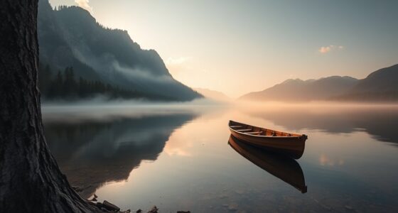 peaceful reflective slow travel