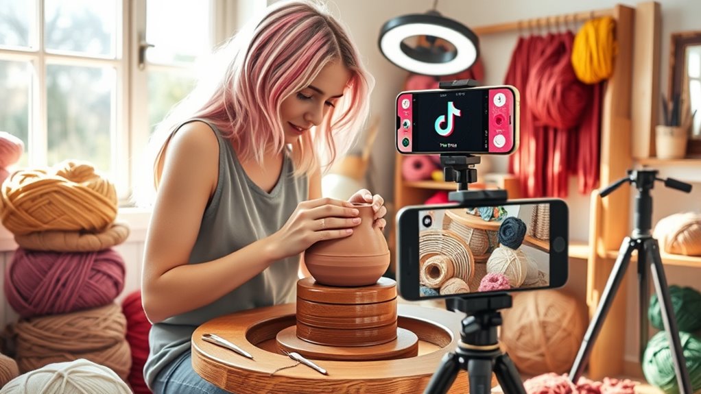 tiktok pottery crochet trends