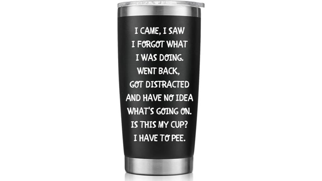 funny stainless steel tumbler