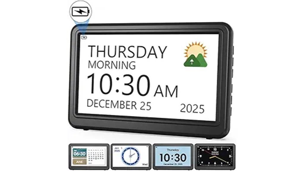 senior digital alarm clock