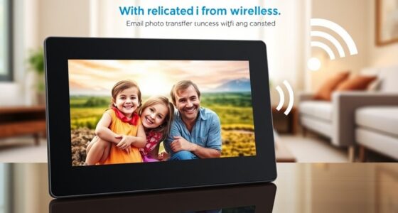 top email sending digital frames