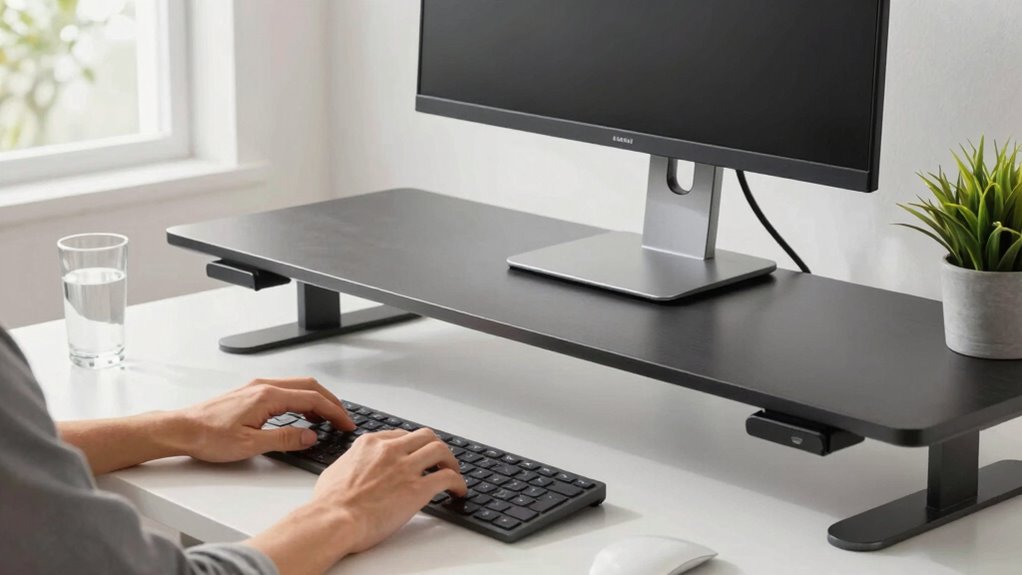 adjust desk height regularly