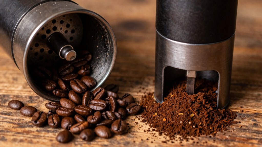 bitter taste from grinding