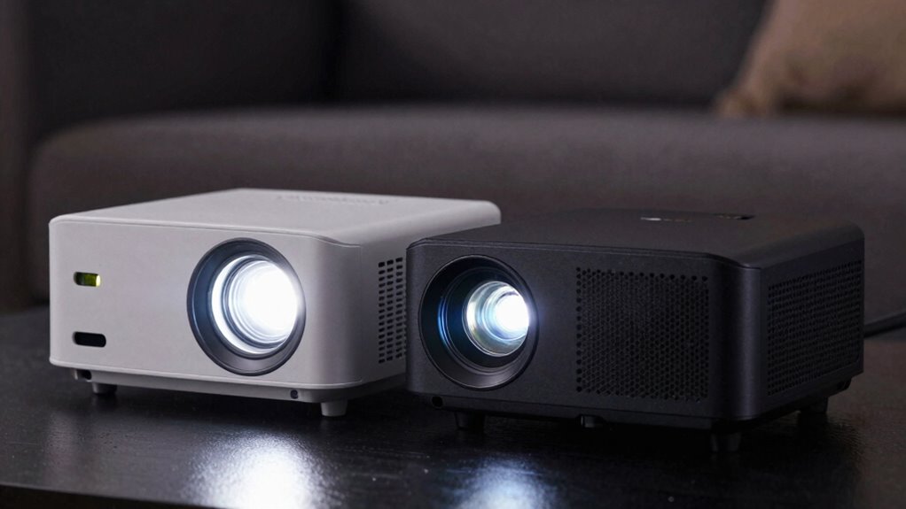 choose portable projector brightness