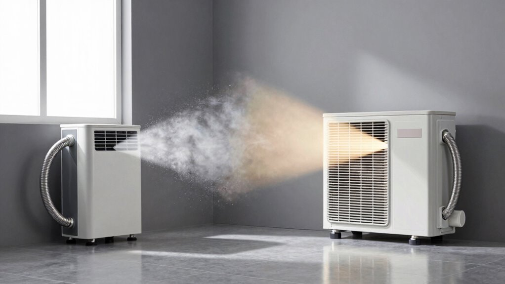 dual hose offers efficient cooling