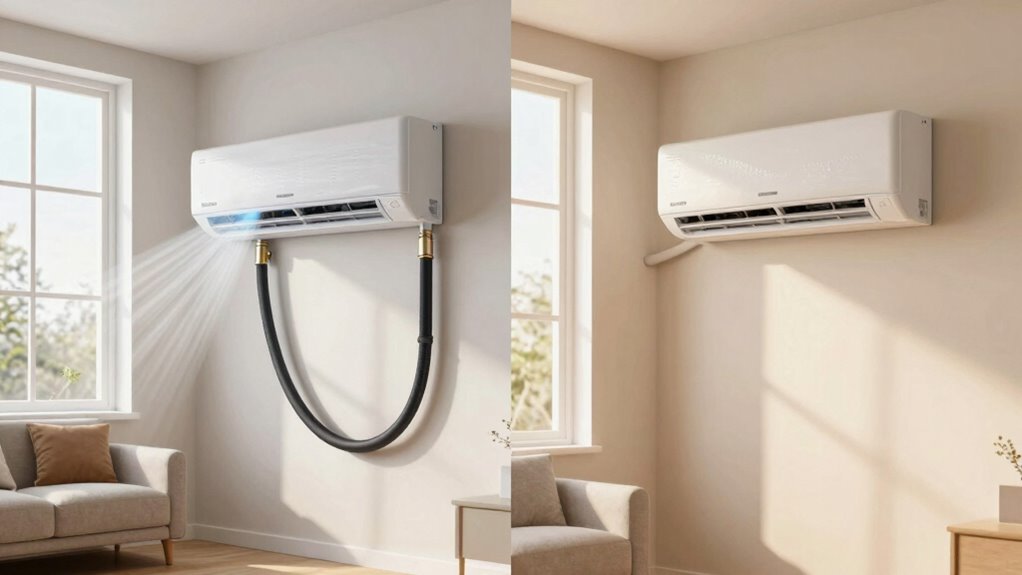 dual hoses cool more efficiently