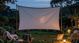 effective outdoor projector screens