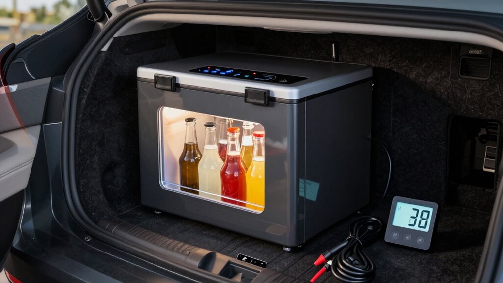 efficient car fridge management