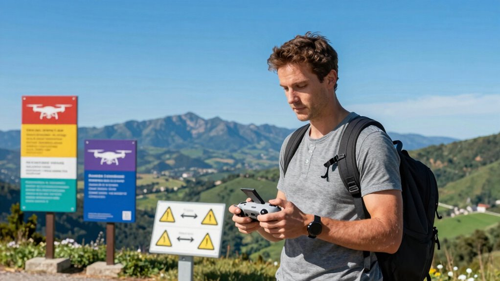 follow local drone regulations