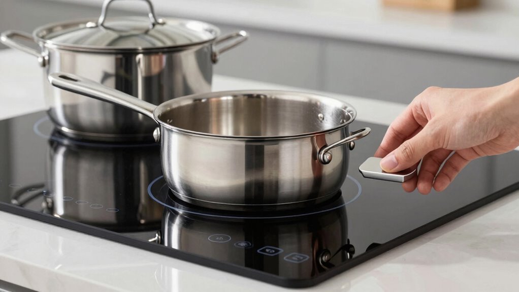 magnetic test for induction cookware