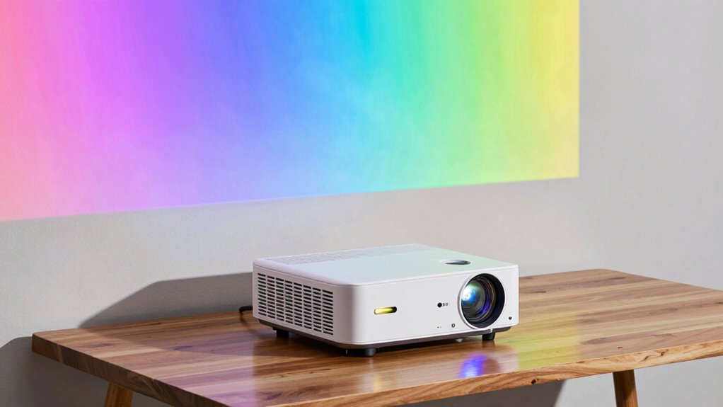 measuring projector brightness accuracy