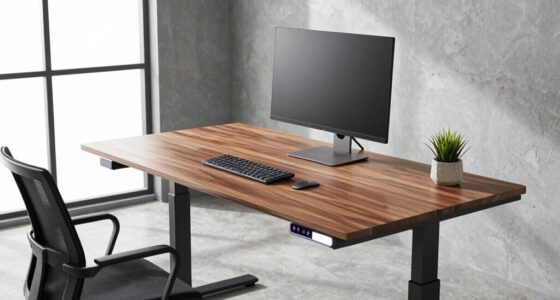 proper standing desk height