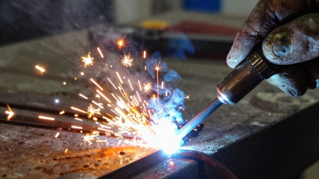 safe skilled welding practice