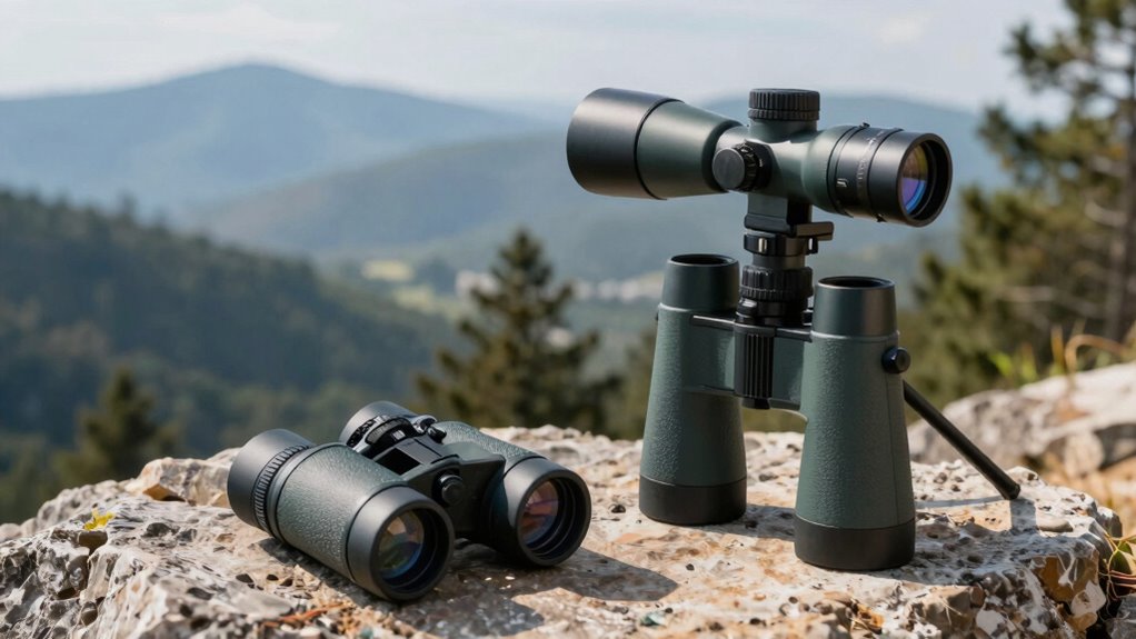 spotting scopes versus binoculars