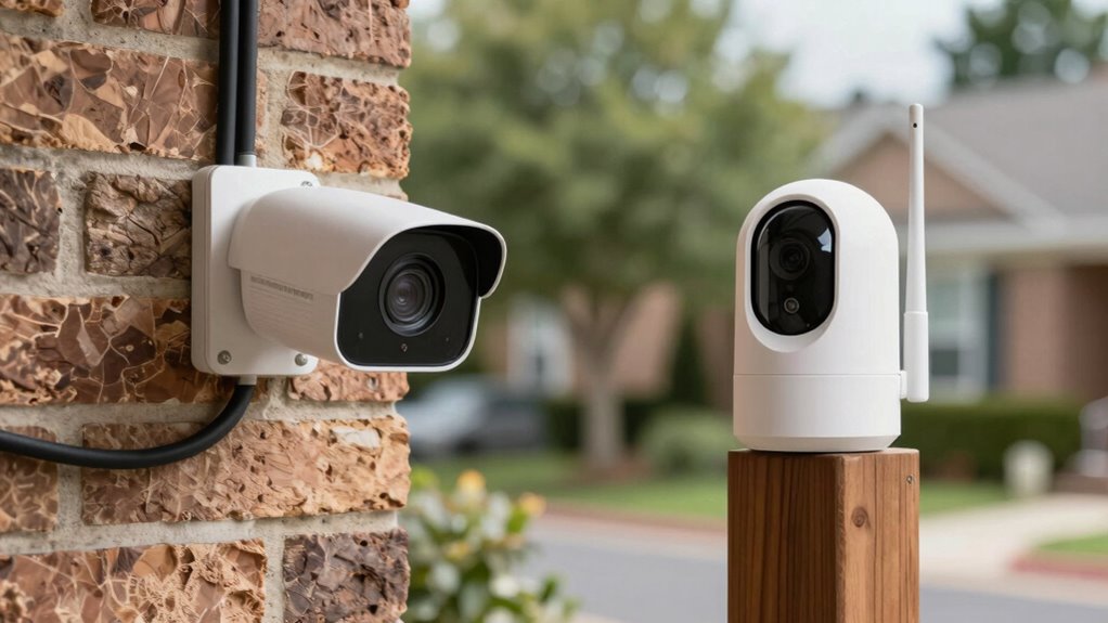 wired vs wireless camera features