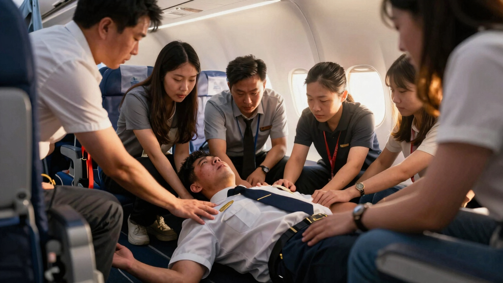 Passengers restrain pilot during apparent medical emergency on 'terrifying' flight
