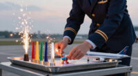 Firework Strike Delta Flight 1076