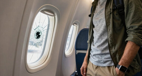 Ryanair Window Broken