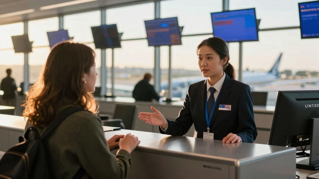 United Airlines Employee Passenger Confrontation