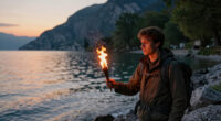 Gardasee Feuer